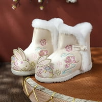 TODDLER Cipele Kratke čizme za Toddler Gilrs Clone Cipele Etni stil pamučne čizme Tople zimske čizme