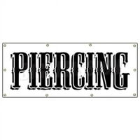 Prijava u. Piercing potpise za baner - Shop Gun Barbell tetovaže