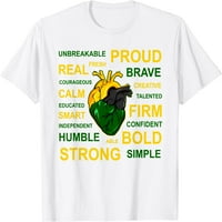 Jamajčana majica srca za ponosne majice i žene Jamajka
