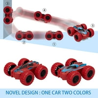 Dvostrane igračke za plahne za trenje Povucite automobile Monster igračke kamiona, vozila za pomicanje i go automobile Pokloni za dječake Djevojke Toddler