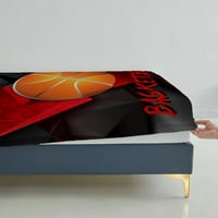 Košarkaška posteljina 3D Sportska soba Posteljina set hladnog prekrivača igra lopatica ventilatorska
