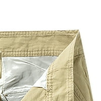 Teretne hlače Štednja Ahomtoey modni muški džepni patentni zatvarač Tijek slobodno vrijeme Tool Hight