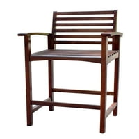 Ponce 29 Bar stolica, materijal za noge: drvo, materijal sjedala: puno drveta