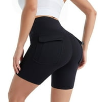 Žene Modne čvrste pantalone hlače tanke kratke hlače Visoke struke Sportske hlače Dame kratke hlače