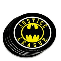 Justice League Batman Athletic Logo Novelty Coaster set