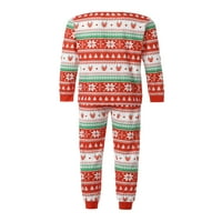 Nova božićna pidžama za porodični roditelj-dijete božićne pidžame sa crtanim uzorkom Porodica koja odgovara