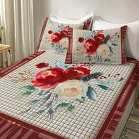 Modni kućni tekstil Histemin posteljinu Flower Clower Ispiši kućne prekrivene posteljine, pune