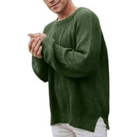 Adviicd o zimski rukav i pulover Solid Jesen Muška muška bluza za vrat KARDIGAN DUGE MUŠKI MUŠKI DRŽAVNI
