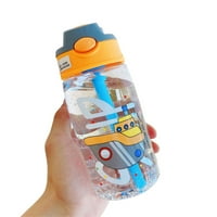 Dječje dječje vodene boce 480ml sa trawlid prijenosni simpatični crtani uzorci školskih obilaska planinarski