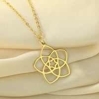 Venus Love ogrlica Venus cvjetni ogrlica Ljubavna ogrlica od nehrđajućeg čelika Zlatni nakit za muškarce