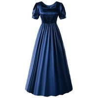 CLLIOS Ženske gotičke haljine plus veličina Vintage renesansne haljine Y2K irske kostime Regency Regency
