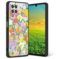 Kompatibilan sa Samsung Galaxyjem futrolom za telefon, Cvijeće - Silikonski zaštitni materijal za teen