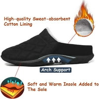 Muški ugodne papuče Vodootporni Oxford krpa luk potporna kućna papuče meke tople neklizajuće vanjske