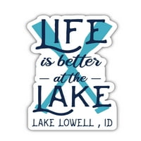 Jezero Lowell Idaho Suvenir Frižider Magnet dizajn veslača 4-pakovanje