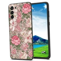 Kompatibilan je sa Samsung Galaxy S23 + Plus futrolom telefona, ruže kućište silikonske zaštite za TEEN
