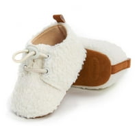 Dojenčad lepršavi tenisice čipke cipele drže toplo divno zimsko neklizajuće