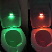 LED wc noćno svjetlo, LED svjetlo, smiješna noćna svjetlost u 8 boja u sobi za promjenu, dodatna sjedala