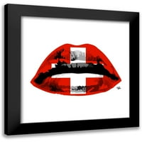 Paslier, Morgan Black Moderni uokvireni muzej umjetnički print pod nazivom - Švicarska Kiss