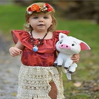 Djevojčica za bebe Moana Fancyse haljina ROMPER sestra podudarajuća party kostim ljetni odjeća