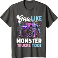 Slatke monstrume kamionske djevojke poput kamiona čudovišta previše majica
