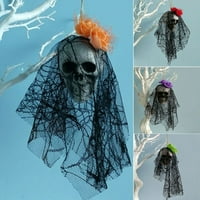 Haunted House Viseći dekor festival Party isporučuje lubanje viseći ukrasi kosti glava Halloween rekviziti za ljudsko kostur g