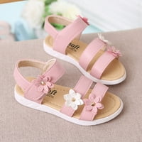 Mishuowi Toddler Cross Girls Shoes Sandale Kids Gumene babdene sandale Cvjetne cipele za bebe
