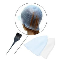 Bojanje kose silicijum isticanje kape zamrznjenje kapu za prevrtanje sa kukom, jednostavan za upotrebu