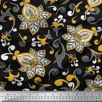 Tkanina Soimoi Rayon kočnja i cvjetna umjetnička tkanina za ispis sa širokim dvorištem