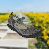 Penskeiy ljetne europske i američke ravne sandale žene print cipele za plažu