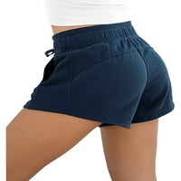 Abtel Ženske kratke vruće hlače nacrtavajuće ljetne plažne kratke hlače casual mini pant dame labavo
