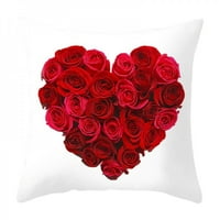 Cleance Početna Kauč jastučni jastuk Valentinovo posteljina jastučna ploča serija ruža kuća, automobil,