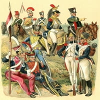 Uniforme francuskih trupa u vrijeme Napoleona I. iz Meyera Lexikona, koje je objavio Ken Welsh Design