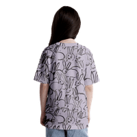 Crtani uzorak Uskrs majica za muške print kratkih rukava TOP 3D Ležerne prilike ulice Majica Velika