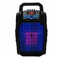 DJ Party Rock 8 sistem zvučnika Bluetooth Veliki LED prijenosni stereo vrata prtljažnika