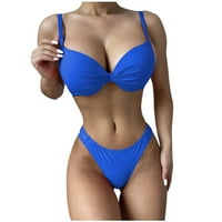 Darzheoy kupaći kostimi za žene, žene Čvrsti čelični nosač čvrsti bikini push-up podstavljeni kupaći