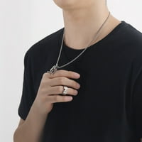 Jedinstvena ogrlica za deformacijsku prstenu Zauvijek Ogrlica za žene Obećajte nakit poklone Modne anksiozne