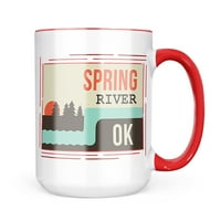 Neonblond USA Rivers Spring River - Oklahoma šalica za ljubitelje čaja za kafu