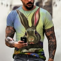 Uskršnje košulje za djevojke Print Crew Crt O Bunny Rabbit Grafički teški pulover