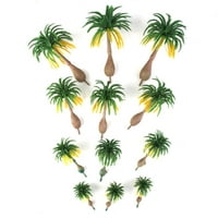 Model Coconut Palm Trees Mour Layout Kilja Šumska plaža Scenografija z n skala