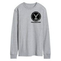Yellowstone - Y marke marke prevelizirani - majica s dugim rukavima