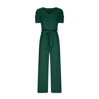 Ženske hlače za odjeću opuštena pamučna topla elegantna tanka elastična softy zelena obično se koristi