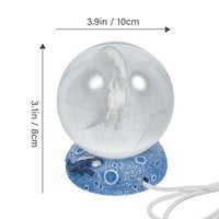 Crystal Ball lampica LED kristalna kugla figurica USB natpise noćne lampe