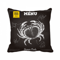 Sketch Crab uzorak morski organizam baca jastuk za spavanje kauč na razvlačenje