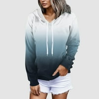 Dukserica GUBOTARE Plus za žene Ženska osnovna kapuljača Zip up hoodie sa džepovima dugih rukava punog