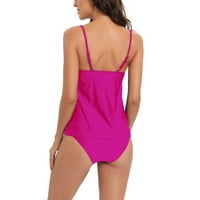 Seksi bikinis za žene kupaći kostimi za odmor na plaži Halter kupaći kostim vruće ružičaste m