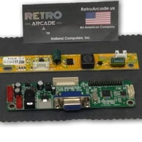 Zamjena VGA i 12V ploča za napajanje i visokonaponska ploča za retroarcade.us & Arcade Monitor Ver.2