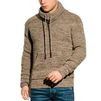 Muški pad i zimski džemper gornji modni džemper sa zatvaračem, topli džemper s dugim rukavima