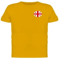 Majica za zastavu Gruzije Muškarci -Mage by Shutterstock, muško mali