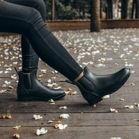 Ženske kratke žičane cipele za kišu lagane chelseaine kišne cipele gume vodootporni vrtni čizme