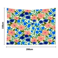 Tapiserija postrojenje Cvijeće uzorak poliestera izdržljiva dnevna dekorativna mala tapiserija za spavaću